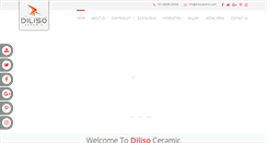 Desktop Screenshot of dilisoceramic.com