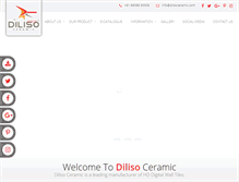 Tablet Screenshot of dilisoceramic.com